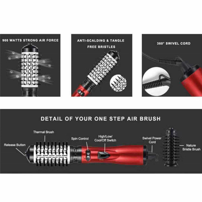 3 in 1 hot air hair brush | POSHAIR