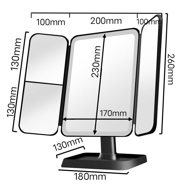 Magnifying Mirror With LED Light | REFLECTA