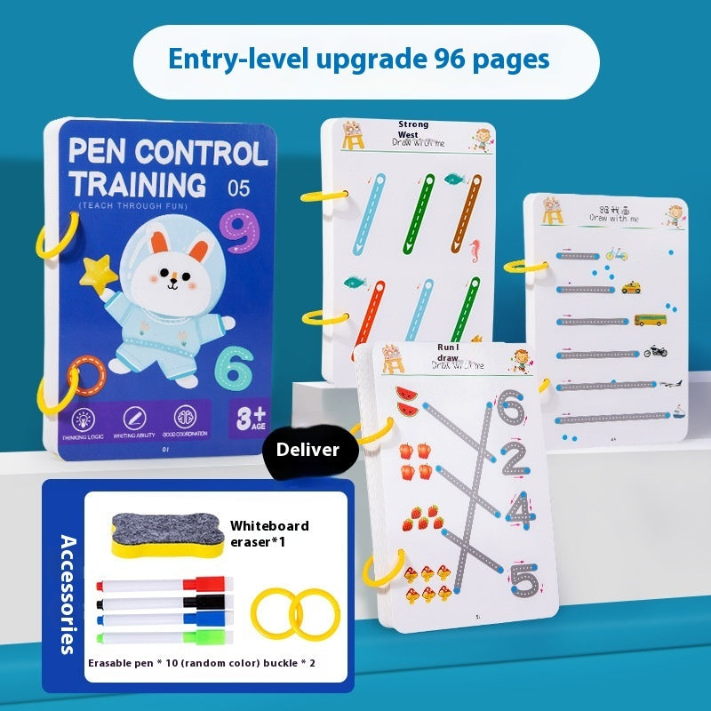 Curious Child: Montessori Writing Practice Workbook for Lines, Numbers and Patterns (3+ years)